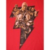 Bioworld Black Adam Movie Character Group in Lightning Bolt Youth Boys Red T-Shirt - 2 of 2