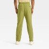 Houston White Men's Elastic Belt Trouser Fashion Pants - Green - 2 of 3