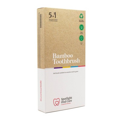 Spotlight Bamboo Toothbrush - 5pk