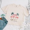 Simply Sage Market Hello Summer Flamingos Boxy Crop Top - 2 of 4