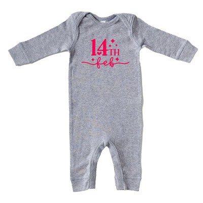 The Juniper Shop 14th Feb Stars Puff Print Baby Romper