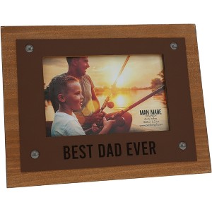 Pavilion Gift Company - Dad - 9" x 7" Frame (Holds 6" x 4" Photo) - Single Image Frames - 1 of 4