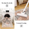 Traditional Vintage Area Rug Washable Non-Shedding Carpet with Non-Slip Backing for Bedroom, Living Room, Dining Room Office - 4 of 4