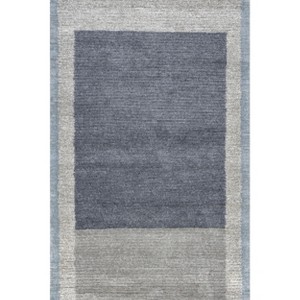 Nuloom Eugene Colorblocked Wool Area Rug, 4' x 6', Grey - 1 of 4