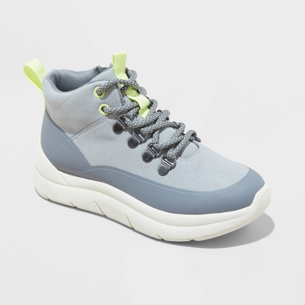 Kids' Crew Hiker Sneakers Boots - art class™ Charcoal Gray 2