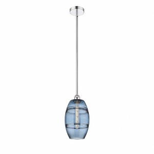 Vaz - 1 Light Stem Hung Mini Pendant In Industrial Style-9.38 Inches Tall and 8 Inches Wide - 1 of 1
