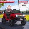Costway 12V Kids Ride on Truck Car w/ Parental Remote 3 Speeds LED Lights & Music Player - 4 of 4