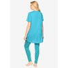 Dreams & Co. Women's Plus Size Graphic Tunic PJ Set - image 3 of 4