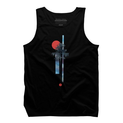 Men's Design By Humans Abstract Nature By airiestudio Tank Top