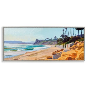 Stupell Industries Summer Beach Landscape Painting, 30" x 13" - 1 of 4