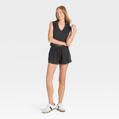 Women's Mid-Rise Fleece Jogger Shorts - Universal Thread' - image 3