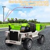 Remote-controlled children's ride-on tipper truck, dual-speed motor, tilting cargo box, toy bucket, outdoor construction fun, suitable for children. - 3 of 4