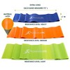 Therapy Flat Resistance Bands Set - 3 of 4
