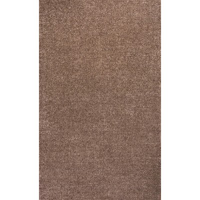 Brown Synthetic Low-Pile Reversible Area Rug, 4' x 6'
