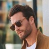 WMP Eyewear Polarized Aviator One-Bridge Modern Square Mens Sunglasses - 4 of 4