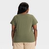 Women's Short Sleeve V-Neck T-Shirt - Ava & Viv™ - 2 of 3