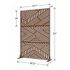 PexFix Outdoor Metal Privacy Screen Garden Fence Stripe Pattern Wall Applique - 4 of 4