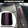 Unique Bargains Car Seat Belt Protector Pads 9.65" Length 2 Pcs - 2 of 4