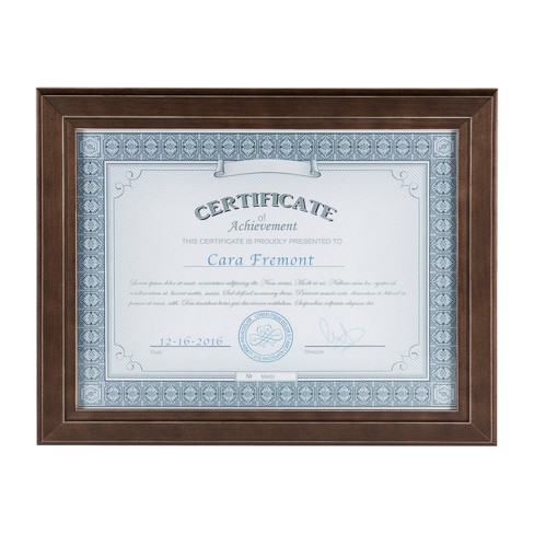 8.5" x 11" Kieva Document Frame - Kate & Laurel All Things Decor - image 1 of 4