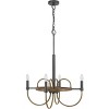 Cal Lighting Seagrove 60W x 4 Metal/Glass Chandelier - 3 of 4