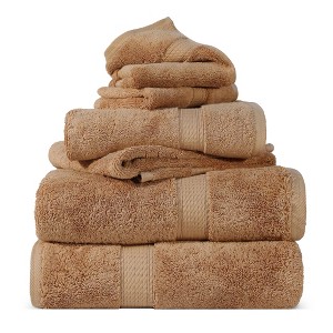 Luxury Egyptian Cotton Heavyweight Ultra-Plush Towel Set by Blue Nile Mills - 1 of 4