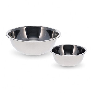 GoodCook 2pc Stainless Steel Bowl Set : Target