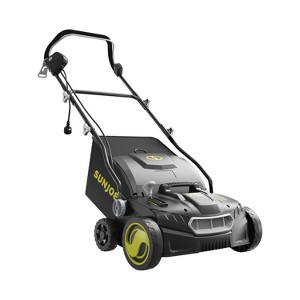 Sun Joe 15" Electric Dethatcher Scarifier w/ Removeable 13.2 Gallon Bag, 15 Amp - 1 of 4
