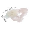 Unique Bargains Women's Fashion Elegant Flower Hair Scrunchies 2.76"x2.36" 1 Pc - 4 of 4