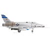 North American F-100D Super Sabre Fighter Aircraft US Air Force "Air Power Series" 1/72 Die Cast Model by Hobby Master - 3 of 4