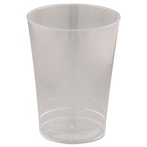 WNA Comet Plastic Tumblers, 10 oz, Clear, 25/Pack, 20 Packs/Carton - 1 of 3