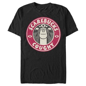 Men's Monsters at Work Scarebucks Coughy T-Shirt - 1 of 4