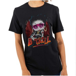 Betty Boop Always Frist B Trill Womens Graphic T Shirt Tees Brisco Brands - 1 of 1