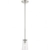 Livex Lighting Cityview 1 - Light Pendant in  Brushed Nickel - 3 of 4