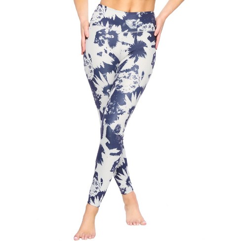 Felina Women's Sueded Athletic Leggings, Slimming Waistband (shadow Floral,  X-small) : Target