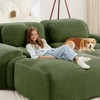 Aukfa Modular Corduroy Sectional Sofa with Ergonomic Support - Pet Friendly, Easy Assembly, Non-Slip Base Design - 4 of 4