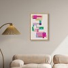 Art Remedy Dreaming of a dream Geometric Modern Color Block Abstract Wall Art Framed - 2 of 4