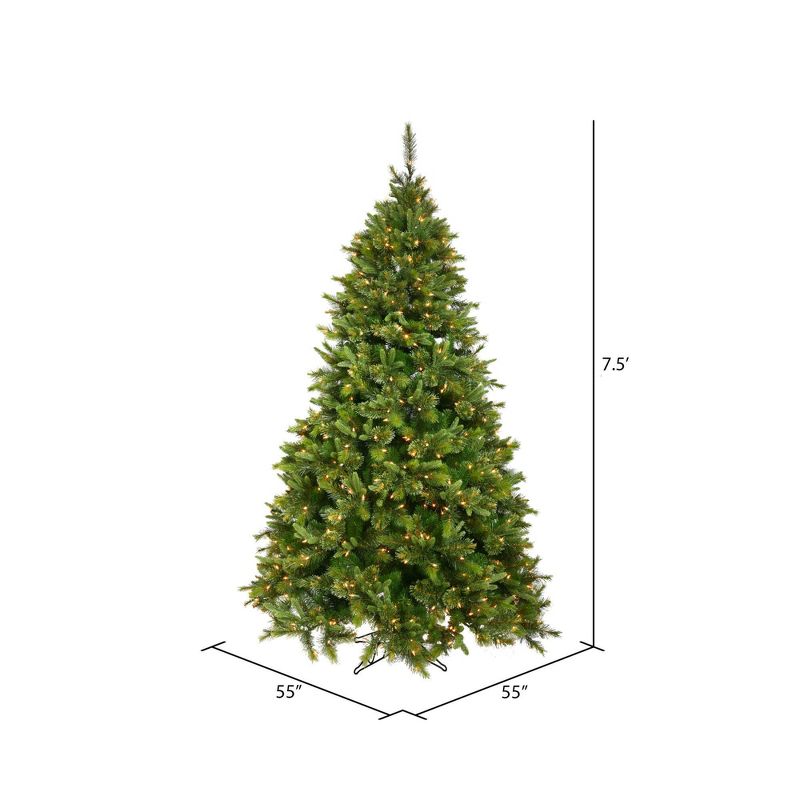 Vickerman Cashmere Pine Artificial Christmas Tree Potted, 3 of 7