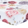 Lambs & Ivy Secret Garden Luxury Floral 3-Piece Cotton Sateen Crib Bedding Set - 4 of 4