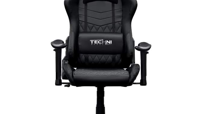 Ts-5100 Ergonomic High Back Racer Style Video Gaming Chair - Black - Techni Sport, 2 of 15, play video