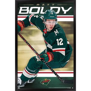 Trends International NHL Minnesota Wild - Matt Boldy 23 Framed Wall Poster Prints - 1 of 4