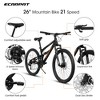 Whisen 26 Inch Steel Frame Shock Fork Plus Shock Absorber 21-speed Unisex Mountain Bike - 4 of 4