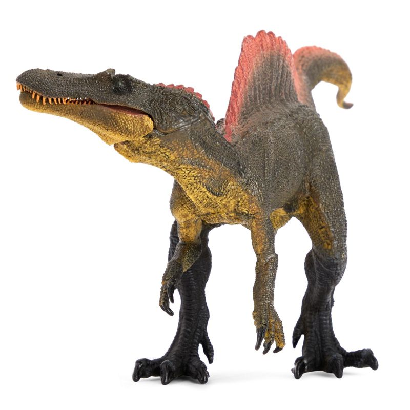Juvale Green Spinosaurus Dinosaur Toy with Movable Jaw, Plastic Dino Figurine for Boys, Birthday Gifts for Kids, 11.5x6x3.5 in, 5 of 9