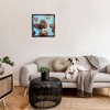 Stupell Industries Funny Dog Licking Donut Floating Frame Canvas Art - 3 of 4