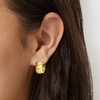Ross-Simons 10kt Yellow Gold Textured Huggie Hoop Earrings - 2 of 4