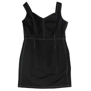 bar III Womens Top Stitch Bodice Sheath Dress - 1 of 2