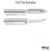 Rada Kitchen Knives Boxed Set, 2 Piece Stainless Pare and Peel Gift Set, Heavy Duty Paring Knife and Vegetable Peeler - 2 of 4