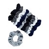 scünci No Damage Thermal Scrunchies - Gray/Blue/White/Charcoal/Black - All Hair - 10pk - 2 of 4