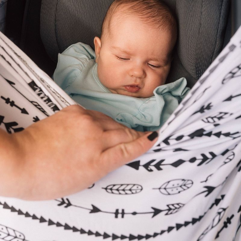 Milk Snob Nursing Cover/Baby Car Seat Canopy - Arrows, 5 of 7