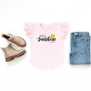The Juniper Shop SmileyWorld Daddy's Little Sunshine Flutter Sleeve Tee - 2 of 4
