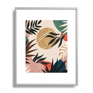 Marta Barragan Camarasa Modern tropical sunrise G Metal Framed Art Print - Deny Desings - 1 of 3